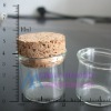 10ml glass bottle wooden cork