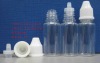 10ml plastic clear pet Boston bottle for eye dropper with the commen cap