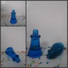 10ml wholesale blue pump perfume bottle