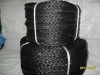 10mm 8-strand black PE braided rope