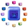 12-color change clock,mood calendar,cube clock