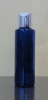 120ml(4OZ) blue pet bottle with the aluminum press down cap