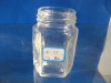 120ml 6-sided clear glass jar