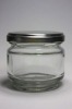 124ml Glass jam bottle