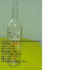 125ml clear flat glass liqor bottle