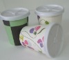 12oz cold drink paper cup with lids