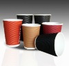 12oz disposable ripple cup