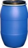 130l  Blue Open Top Plastic Drum With Cover