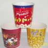 130oz offset or flexo printed paper popcorn cup