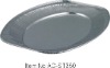 14" Oval Aluminium Foil Serving Tray AC-ST350