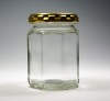 140ml Glass honey bottle