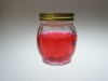 140ml Glass storage jar with metal cap