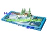 14x30cm pop ups by offset press manufacturers, hard cover full color printing, glossy lamination, die cutting and assemble