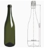 1500ml glass champagne bottle HT1013