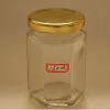 150ml Hexagonal Food Glass Jar