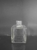 150ml Square shape clear glass perfume bottle