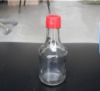 150ml glass soy sauce bottle red plastic lid