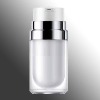 15ML plastic double wall cream bottle with locking system