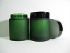 15ml 30ml 50ml handmade frosted green glass cream jar 4