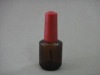 15ml amber round nail polish bottles