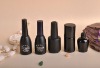 15ml black glass nail polish bottle