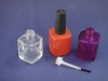 15ml clear or red square nail polish bottles