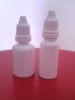 15ml plastic eye drop bottle, white color