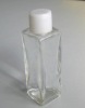 15ml square flat glass bottle