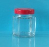 165ML Canned Food Glass Jar With Red Tin Cap