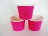 16oz disposable yogurt paper bowls with lids