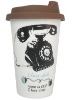 16oz hot drink paper cup with lid