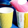 16oz ripple paper cup with custom design