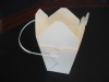 16oz square noodle box with plastic handle