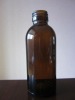 175ml 156gr amber glass syrup bottle