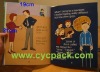 18x18cm story book sellers, 20 pages, full color printing, irregulare shape, hard cover, glossy lamination on cover