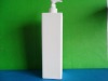 1L PE plastic bottle for shampoo and bath with a pump cap