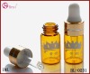 1ML amber glass bottle with dropper