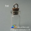 1ml mini glass bottle in loop cork