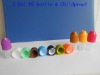 2.5ML Orange Childproof cap drop bottle Childproof capcolor : blue,orange,green,yellow ,white, black,pink,purple,brown ,red etc.