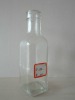 200 ML clear cooking oil cork  glass bottle