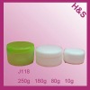 200g 100g 80g 10g PP material white color cream jar