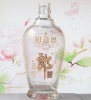 2011 500ml high quality decal chinese spirits glass bottle