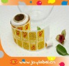 2011 Eco colorful fastion pvc printed label