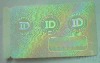 2011 High-difficulty Technology Anti-fake ID laser hologram