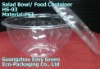 2011 Newest Disposable Plastic Bowl With Lid HS-03