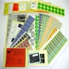 2011 crazy promotional labels of self adhesive paper