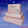 2011 new design printed paper boxes for gift packing