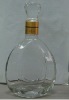 2011 new high quality crystal clear  a complete  glass bottle