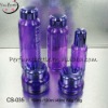 2011 new purple  glass cosmetic bottle