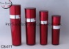 2011 new red cosmetic glass jars for personal care